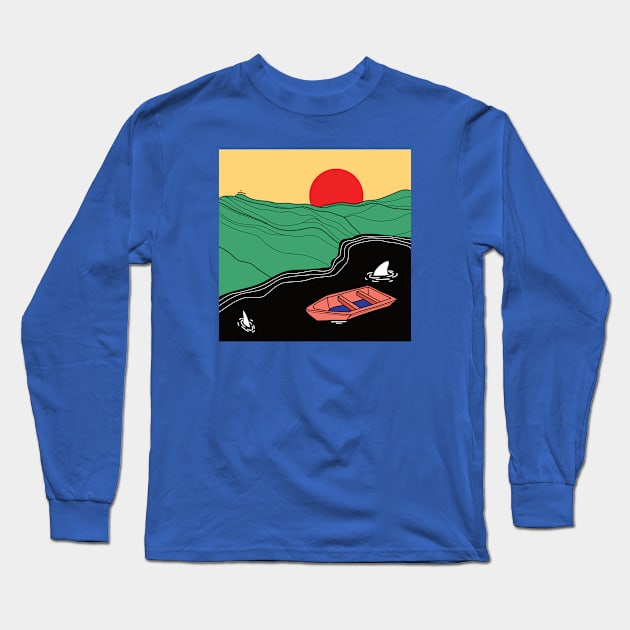 Sailing Long Sleeve T-Shirt by magyarmelcsi